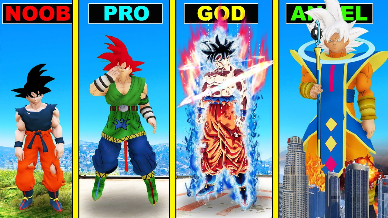 GTA 5 : Upgrading GOKU to GHOST ANGEL GOKU in GTA 5!
