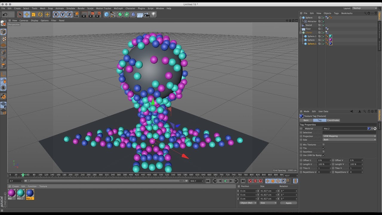 How to make Sound Attractor Effect in Cinema 4D R16 Tutorial