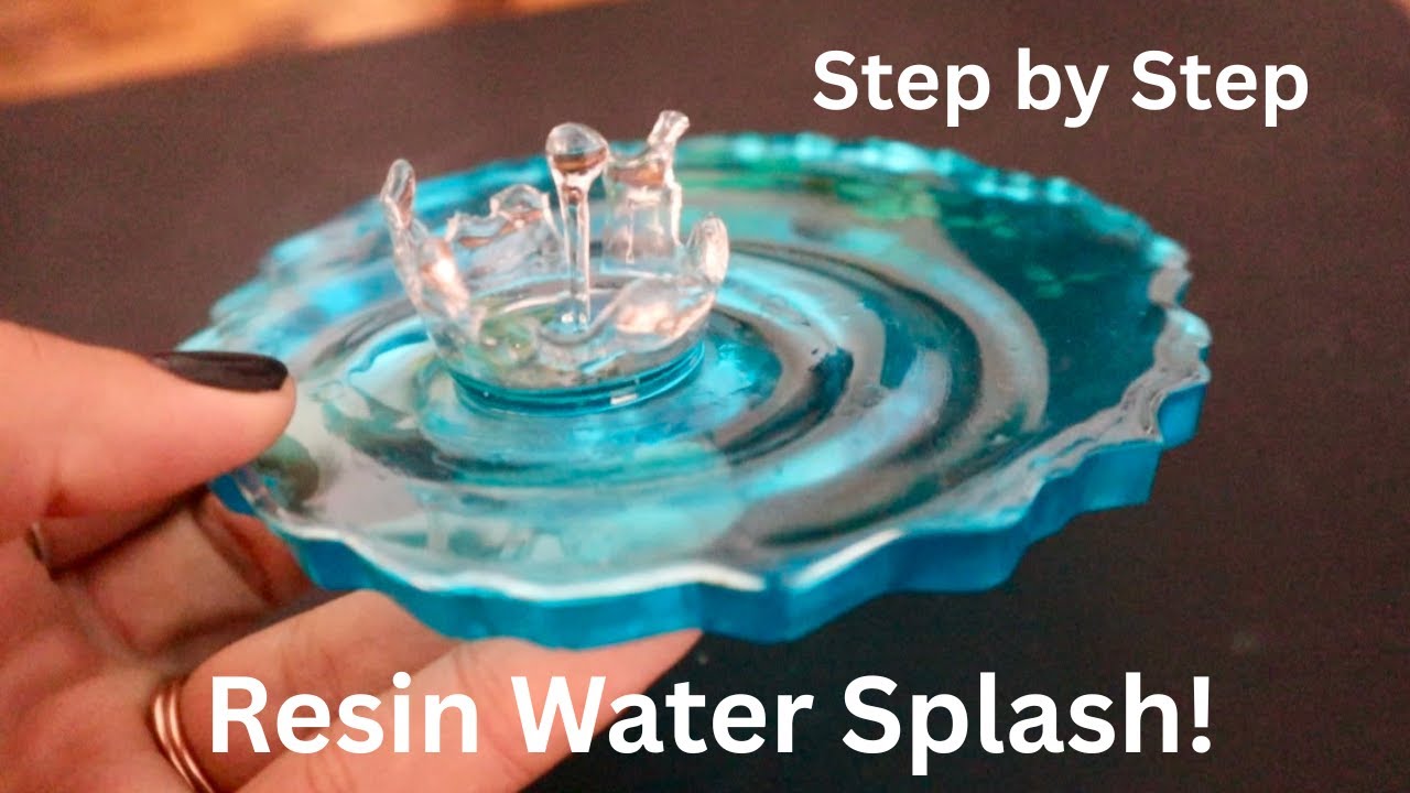 FREEZE TIME with This Incredible Water Splash Resin Technique