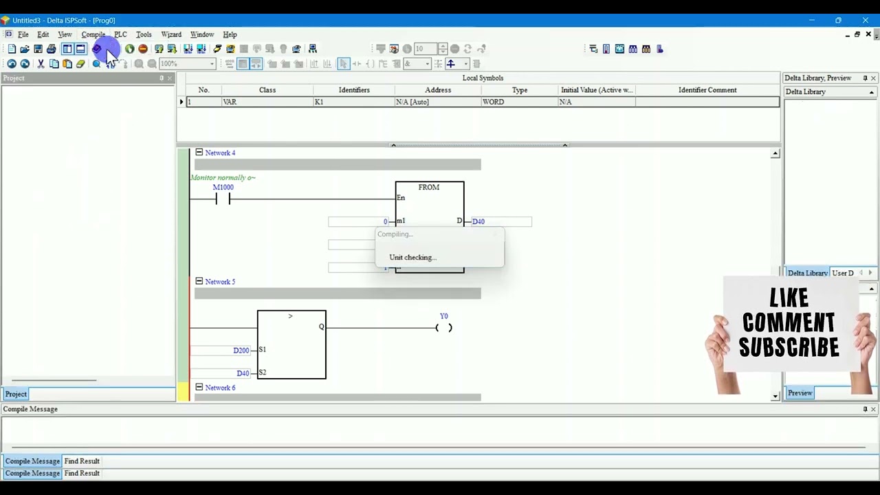 DELTA PLC [ DVP06XA-S ] PROGRAMMING