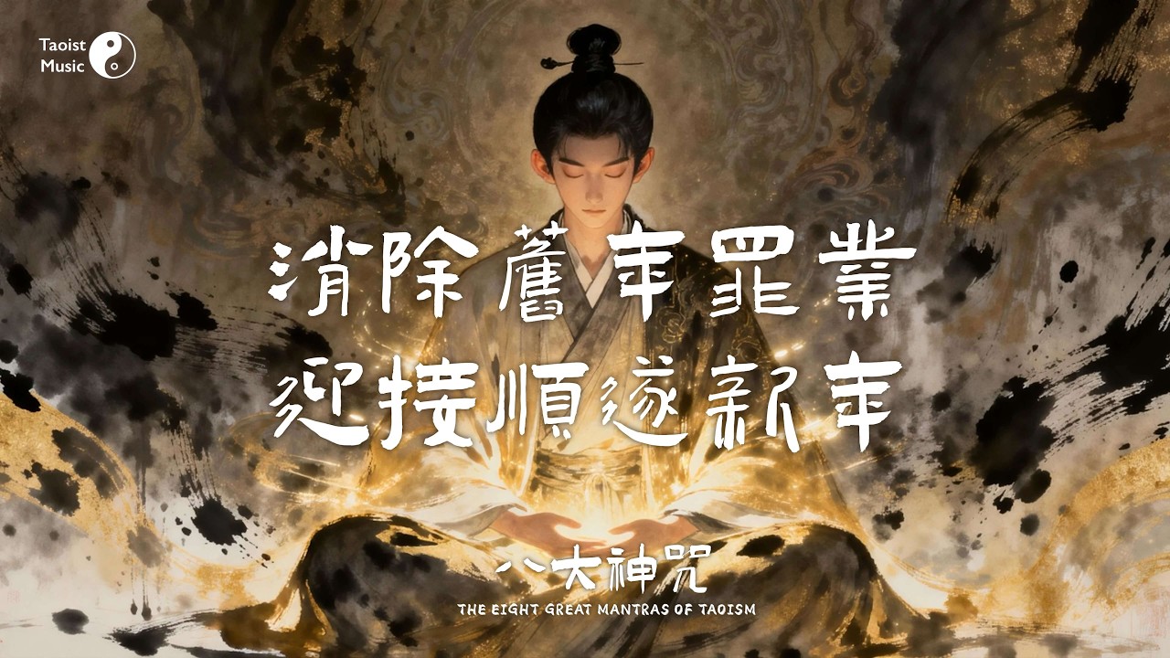 每日聽誦「八大神咒」，消除舊年罪業，以清淨之身心迎接新年，驅邪避煞保整年順遂！The Eight Great Mantras of Taoism