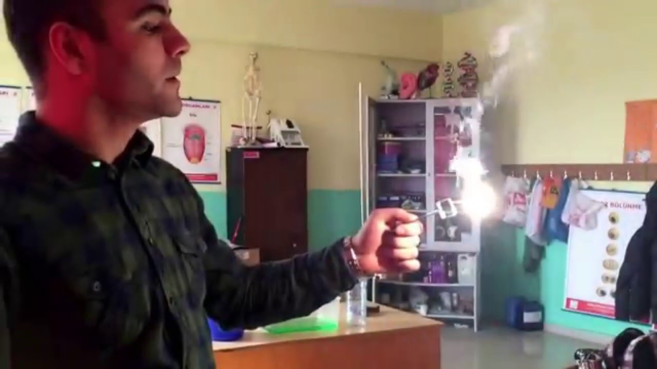 Magnezyum Şeridin Yanması
