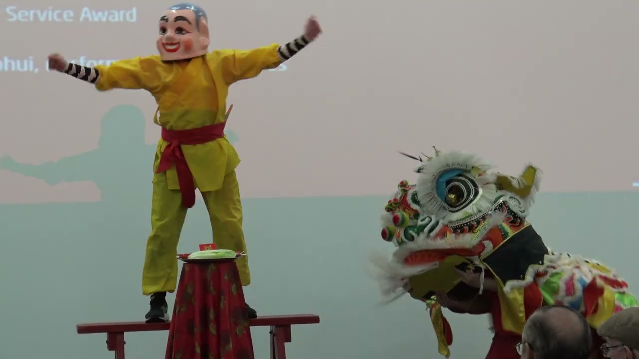 Kwan Family Lion Dance for China Chamber's Lunar New Year Gala
