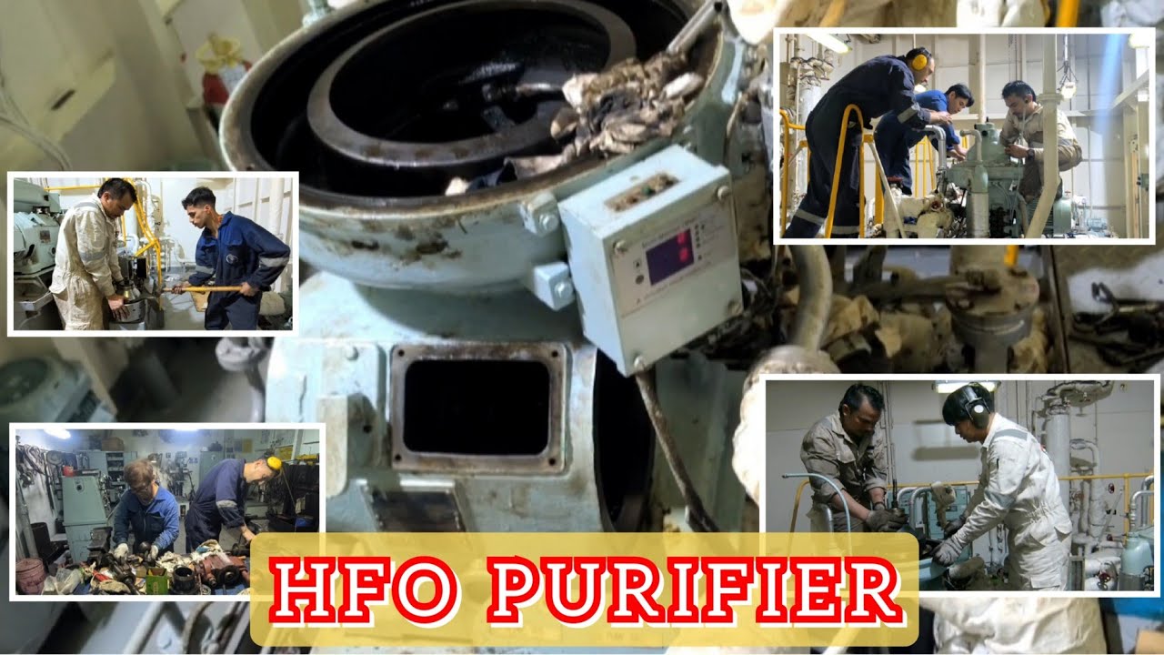 Mitsubishi HFO Purifier | Overhauling of Purifier | Vertical and Horizontal Shaft Assembly