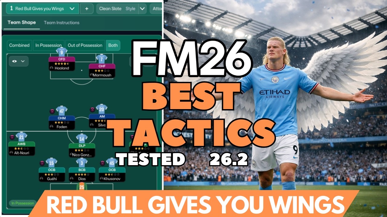 Протестирована лучшая тактика для FM26 — Red Bull дарит вам крылья (v26.2)