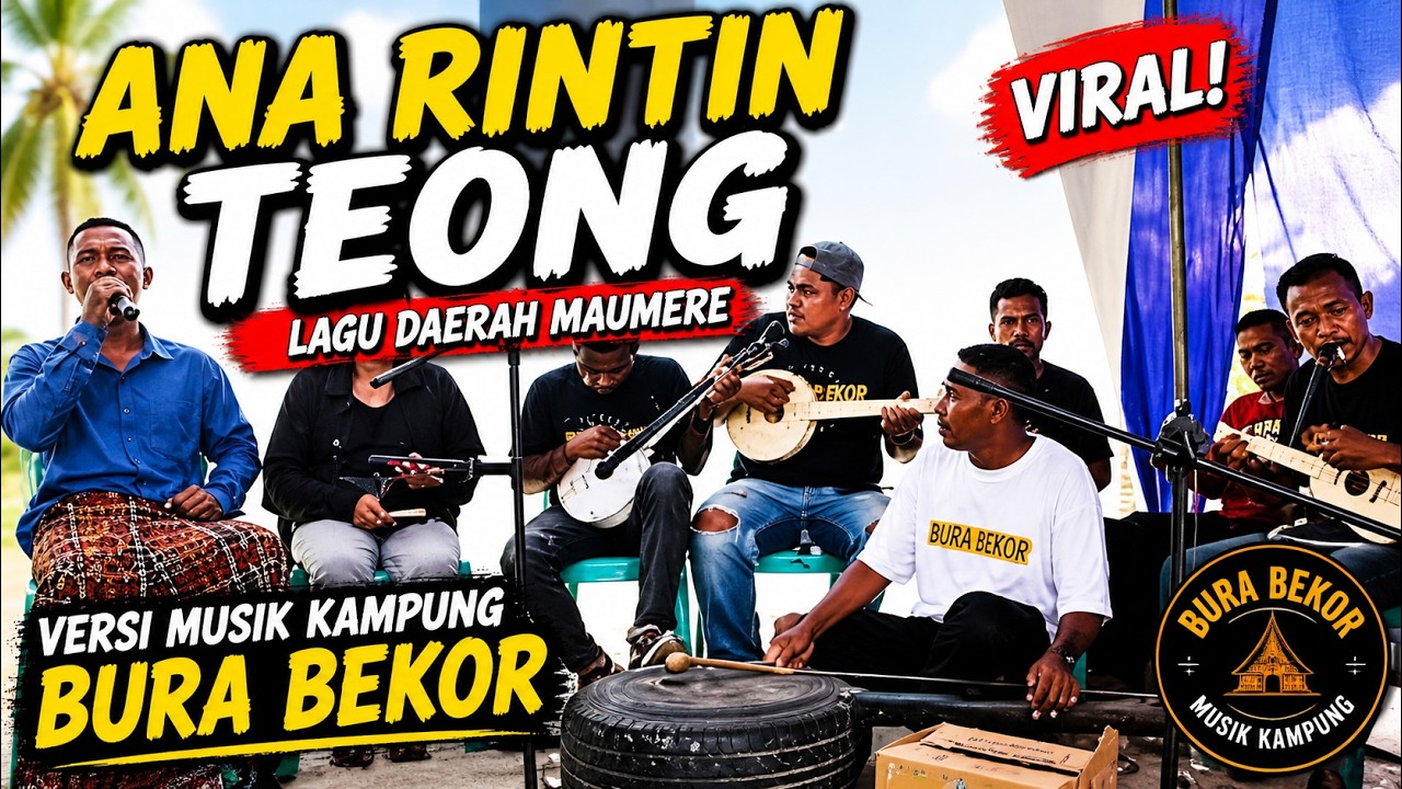 Ana Rintin Teong - Musik Kampung Bura Bekor Ft.Noven Iantena