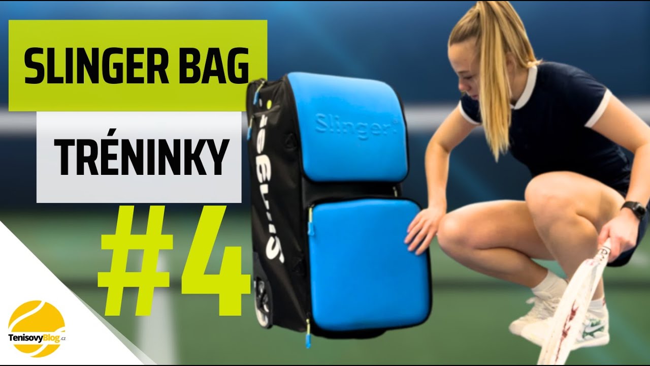 Tenisový trénink se Slinger bagem č.4 - kombinace tenisových úderů #tenis #forehand #slingerbag