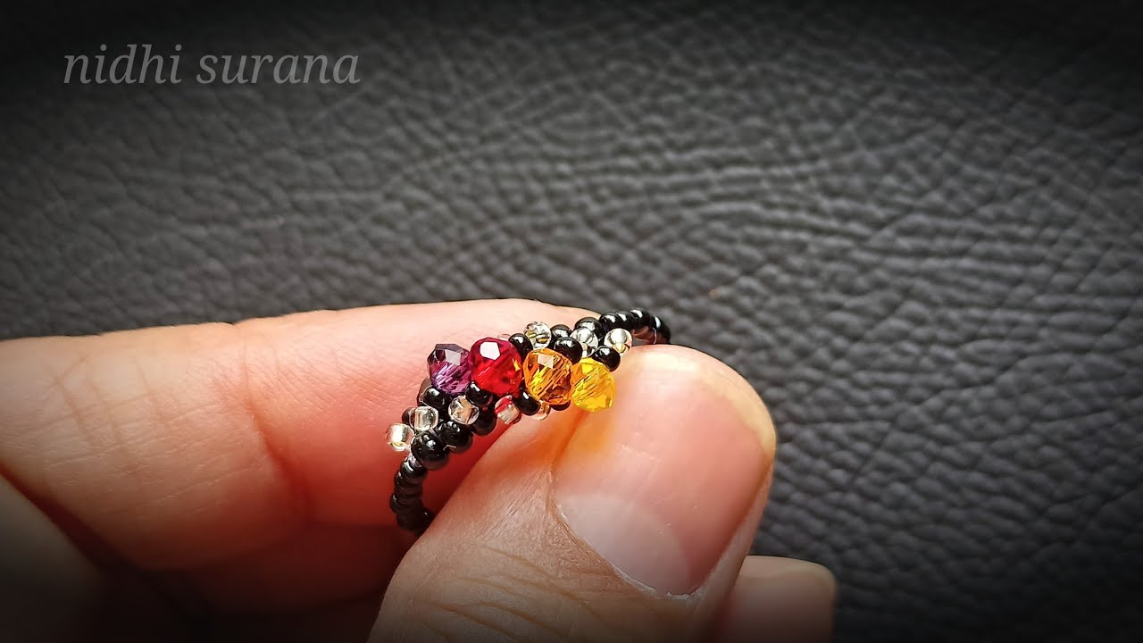 ⚜️Cute Spiral Ring/ Crystal Jewelry/ Anillo Tutorial diy