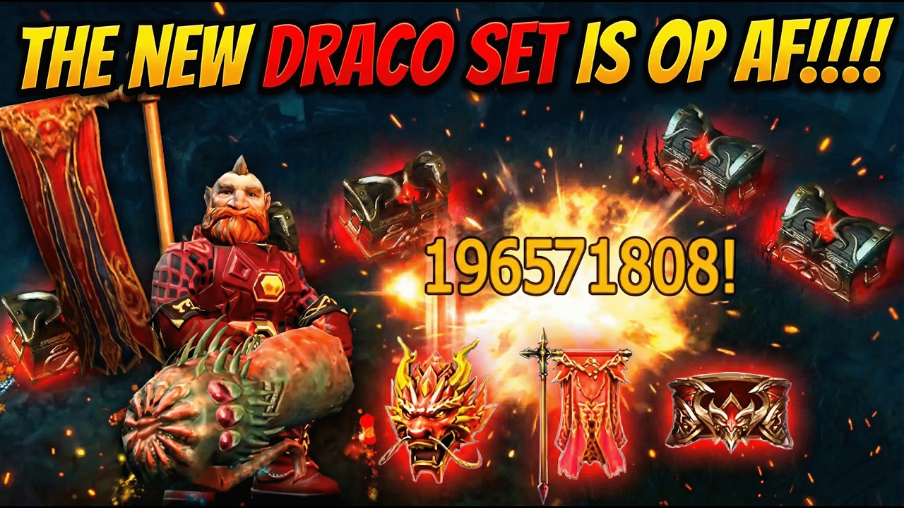 THE NEW DRACO SET ON DWARF. (SPOILER: 5 CHESTS EASY...)