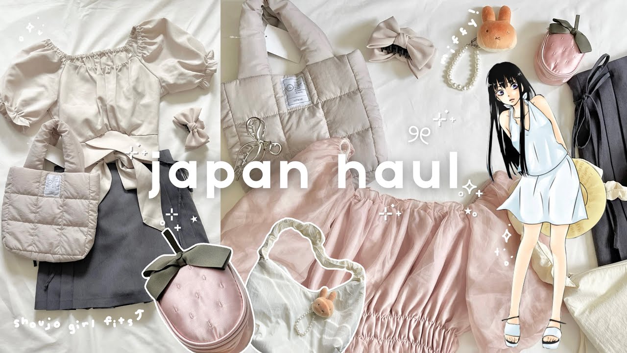 🎀 aesthetic japan haul | shoujo girl clothing, accessories, miffy, sanrio, mofusand