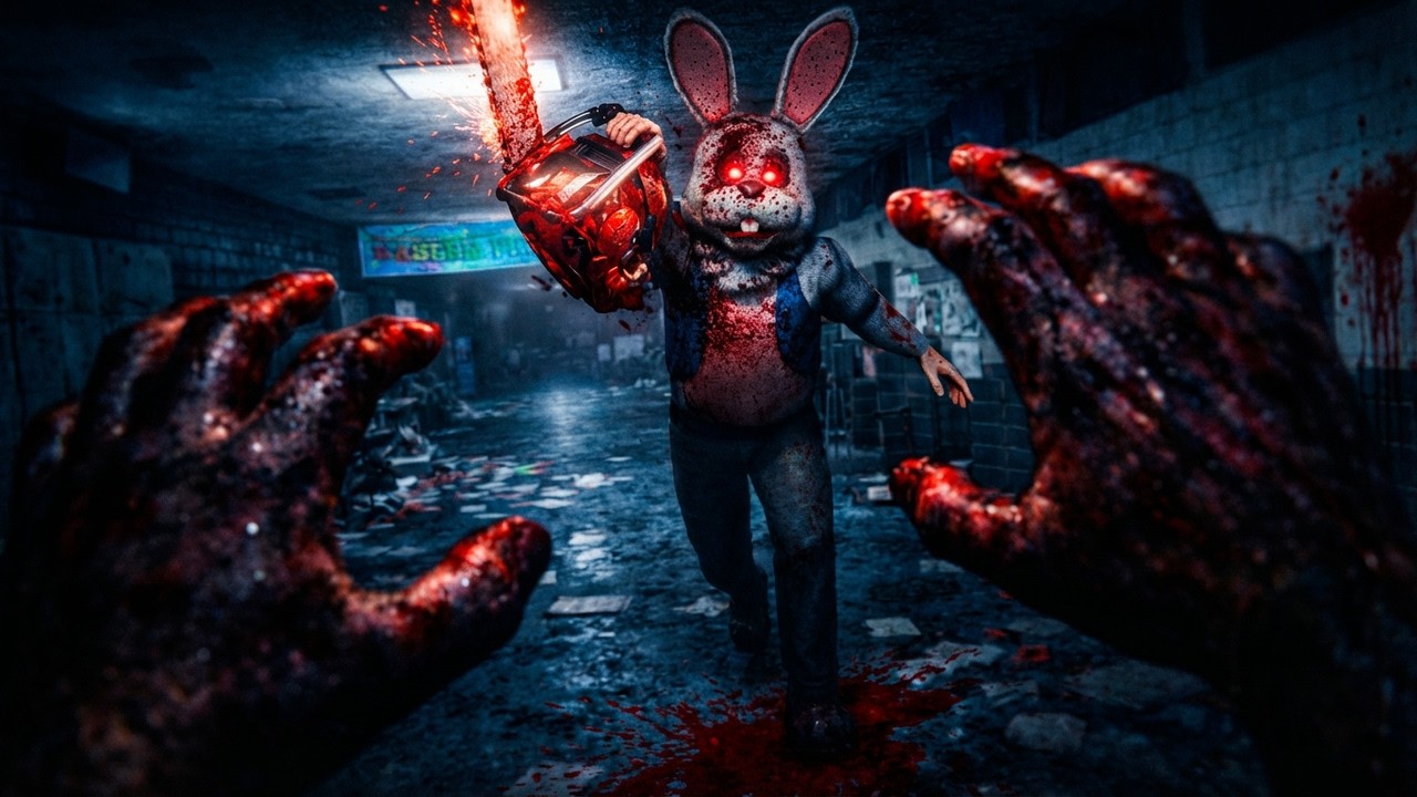 A Chainsaw Bunny?! This Easter Horror Game Is Twisted #gaming #horror #cultiv8d
