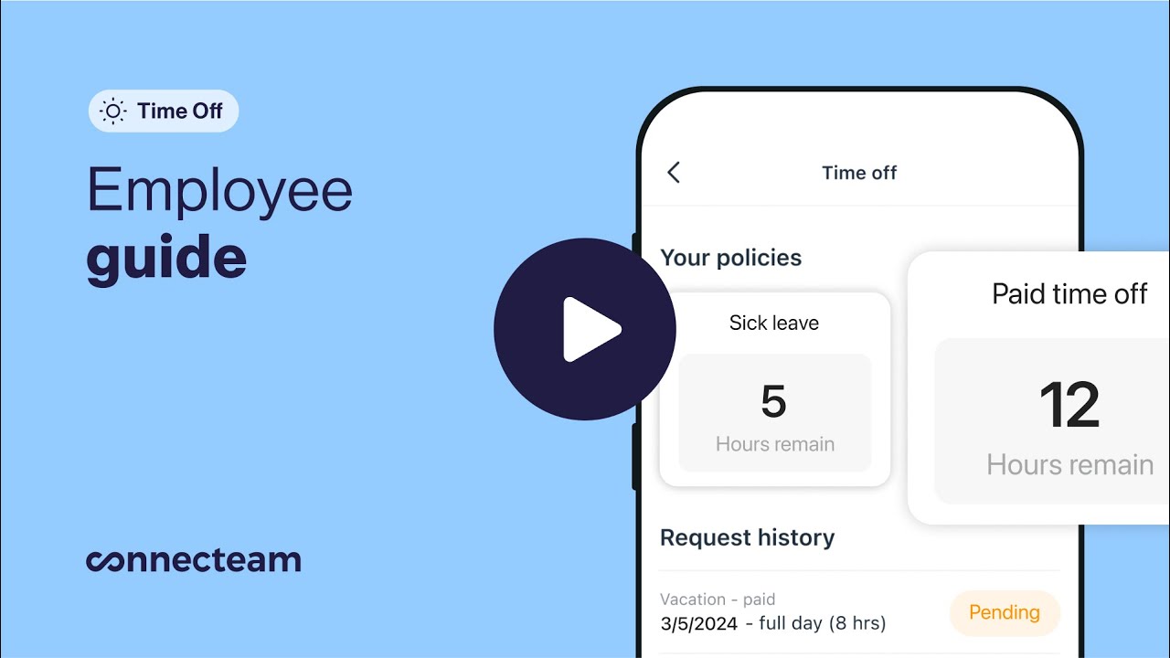 Connecteam | User Guide | Time Off