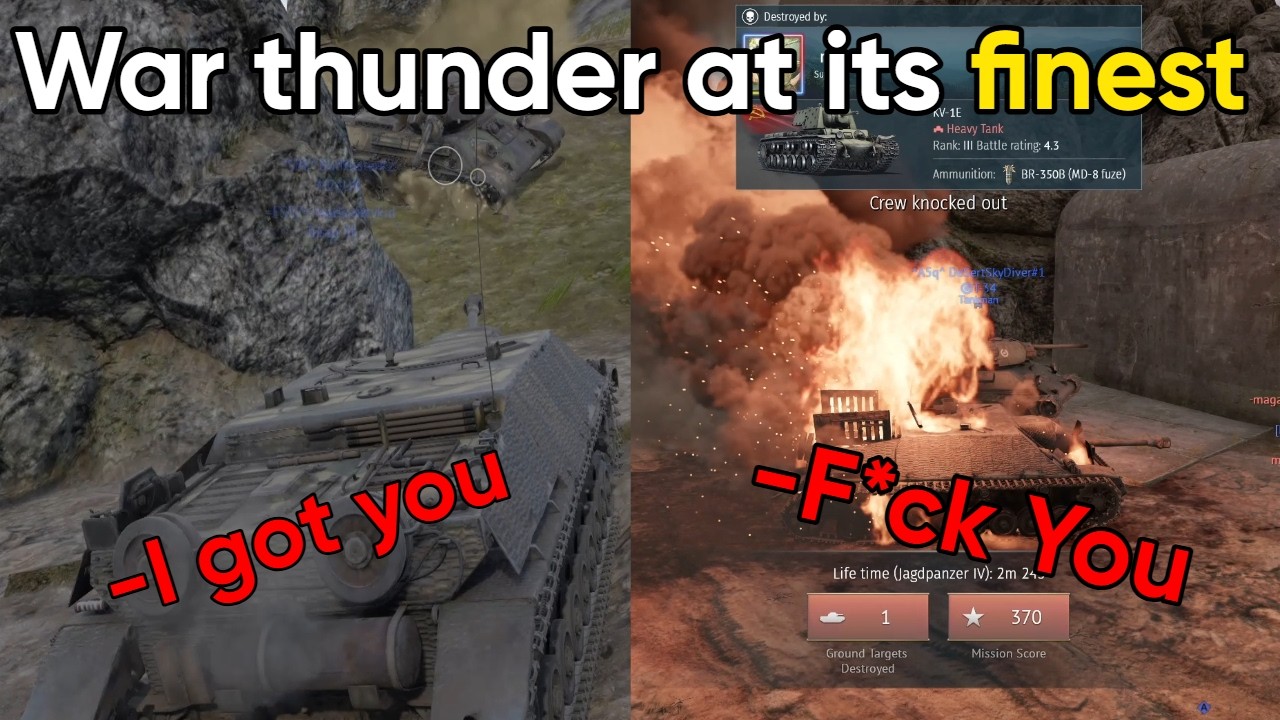 Это War Thunder в своем лучшем проявлении.