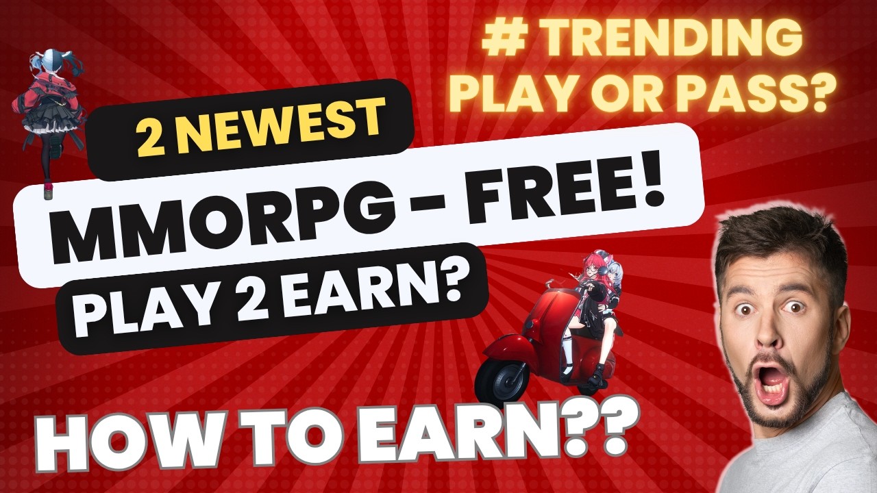 2 NEWEST TRENDING GAMES - MMORPG - PLAY TO EARN AND FREE TO PLAY!!