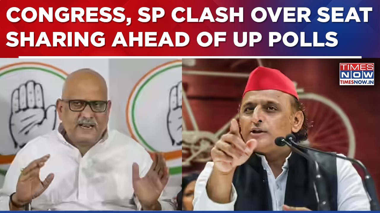 Seat Sharing Sparks Congress-SP Clash Ahead of UP Polls; Allies Exchange Barbs Over Equal Role