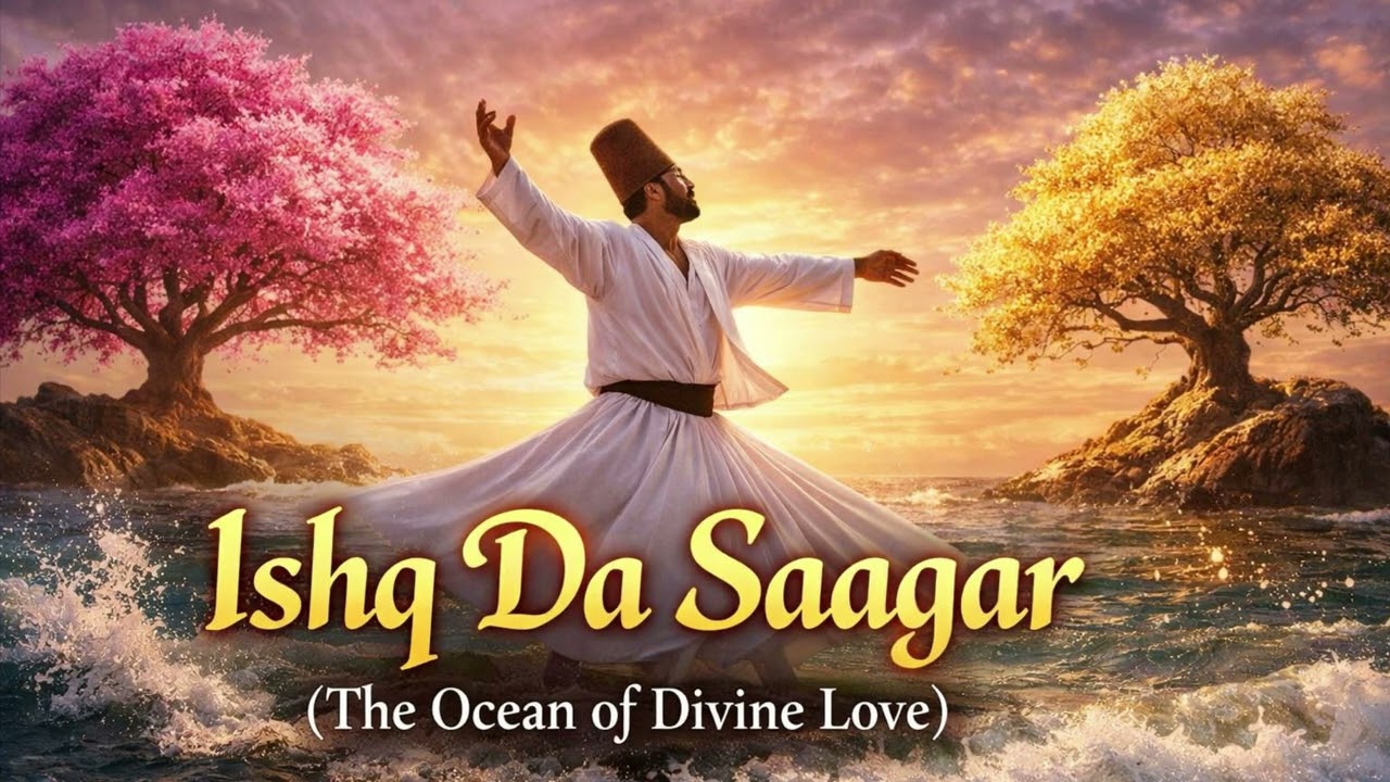 Ishq Da Saagar – Soul-Stirring Sufi Qawwali of Divine Love | Rumi & Bulleh Shah Mystic Melody 🌊✨