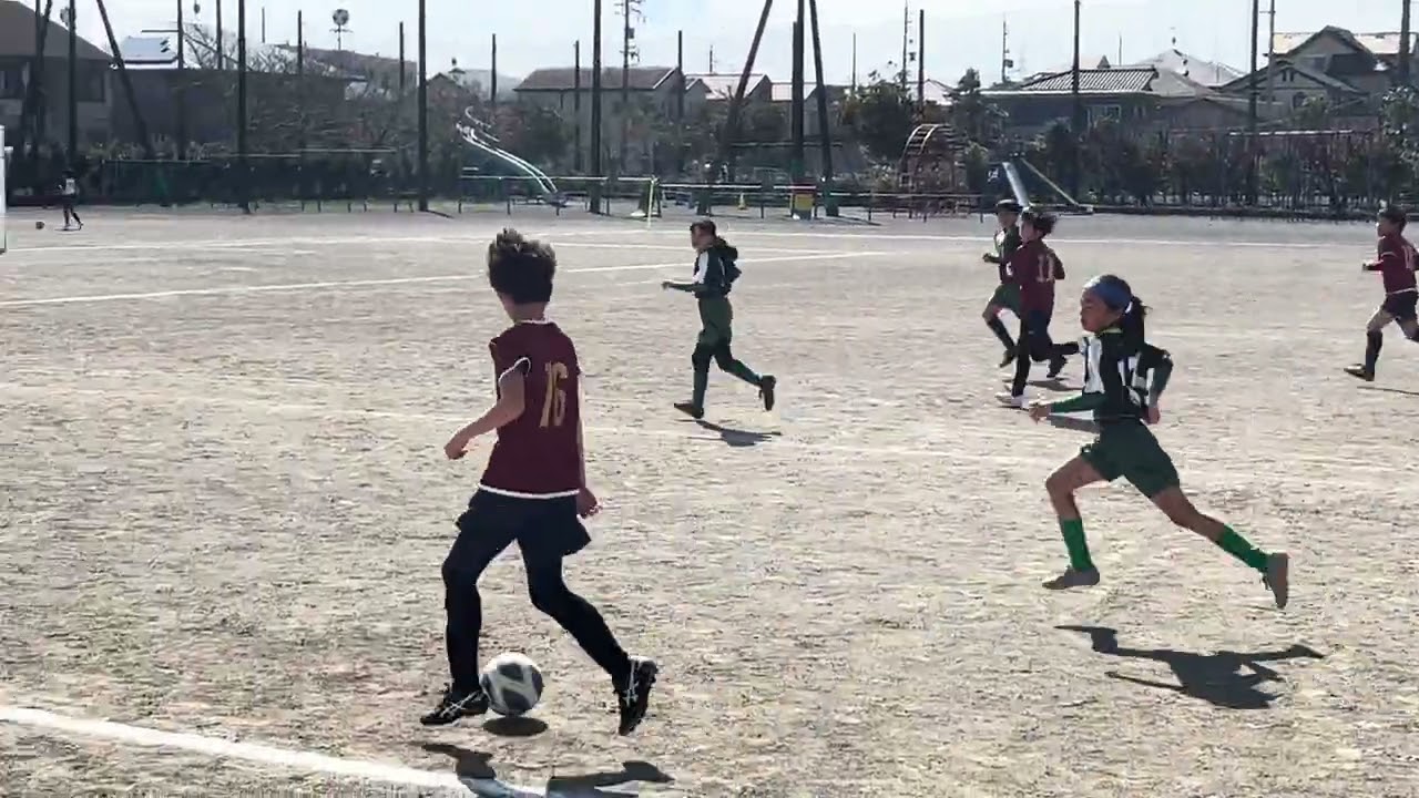 岡招待 有度FC U11vs三保 前半