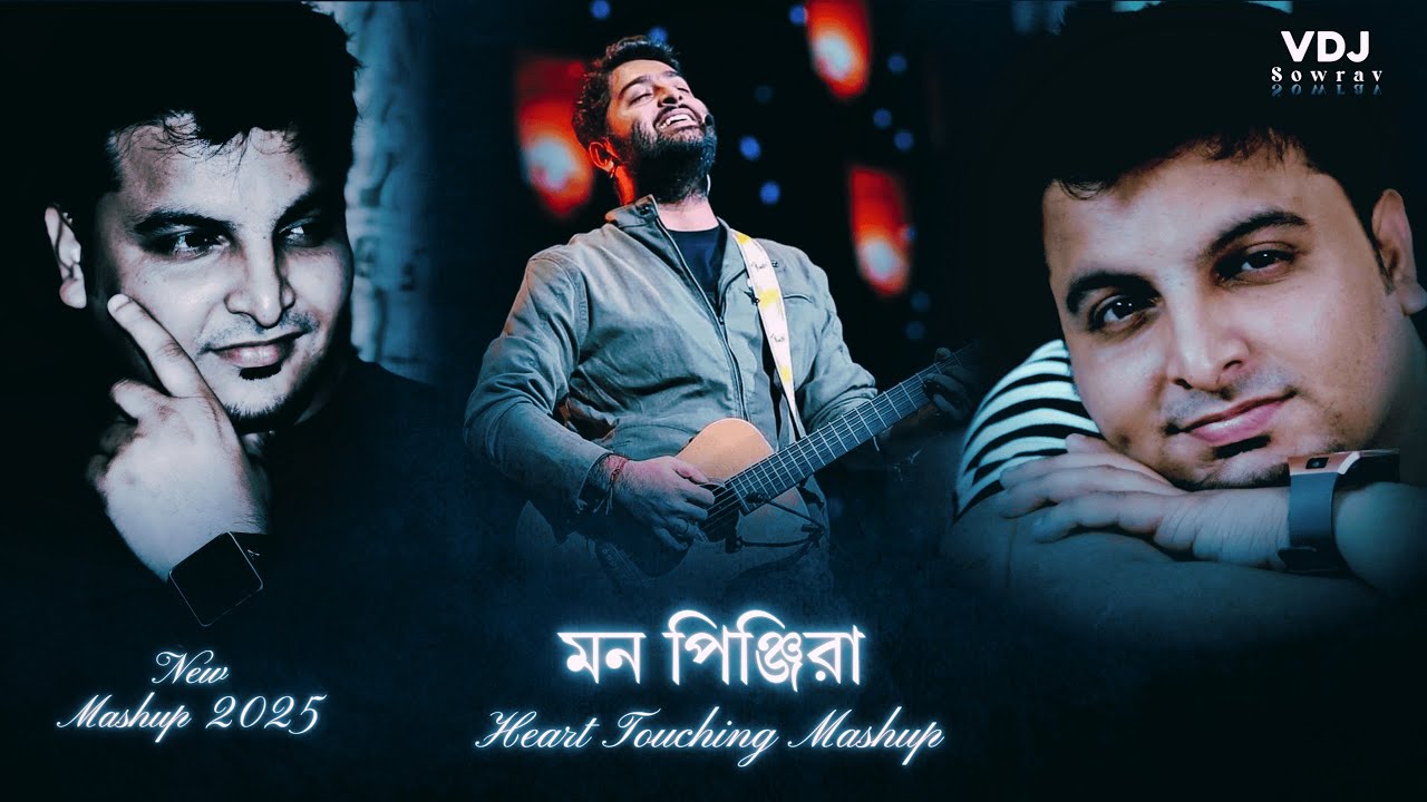 Mon Pinjira - Bengali Heart Touching Mashup 2025 ( VDJ Sowrav ) | Rakib M, Momotaz | Chillout Mix