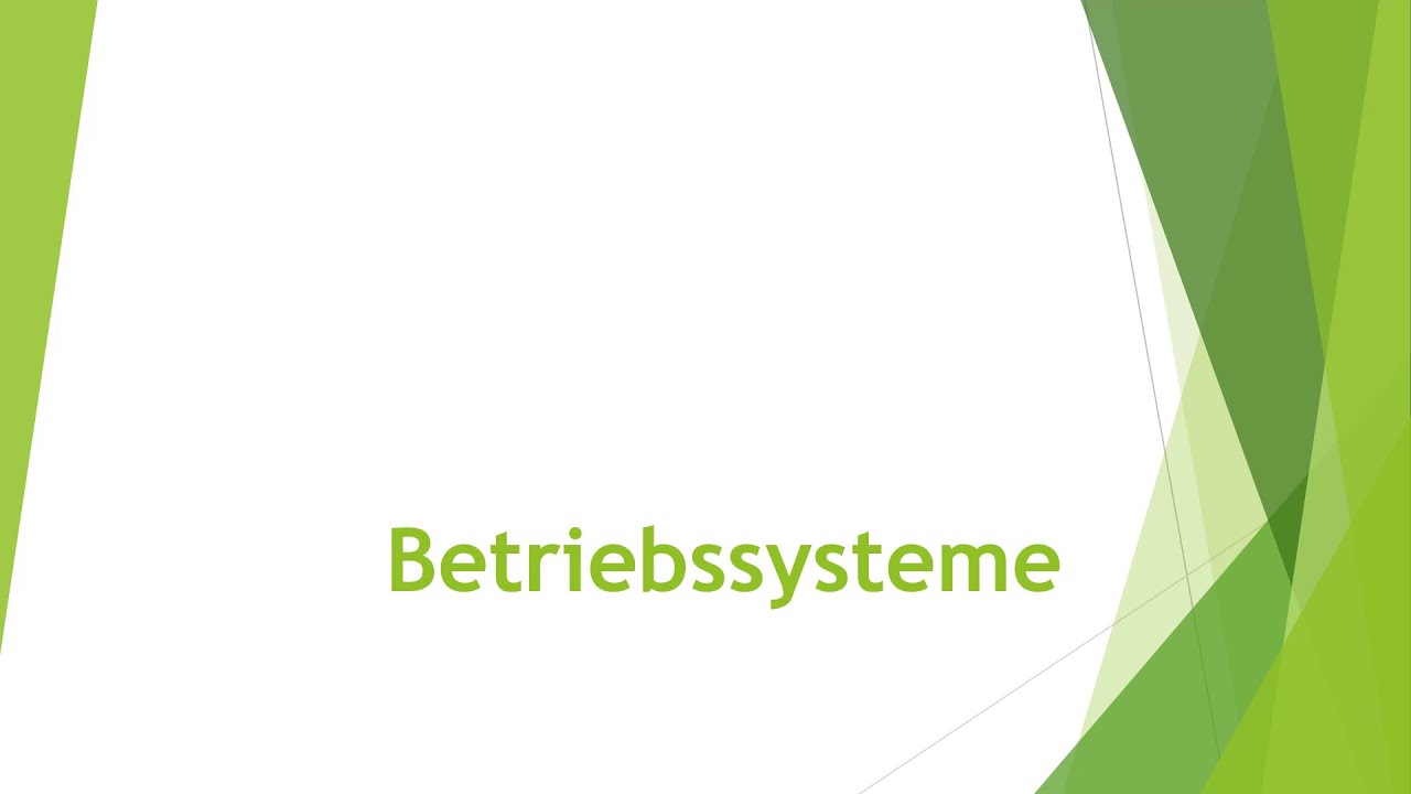 Digitale Grundlagen: Betriebssyteme einfach und kurz erkl&auml;rt
