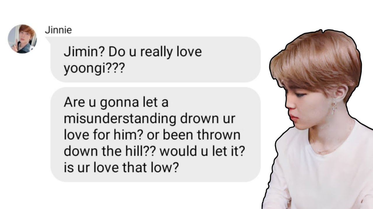 BTS TEXTS ~ The one with the Yoonmin breakup /Jimin's birthday series Part 3