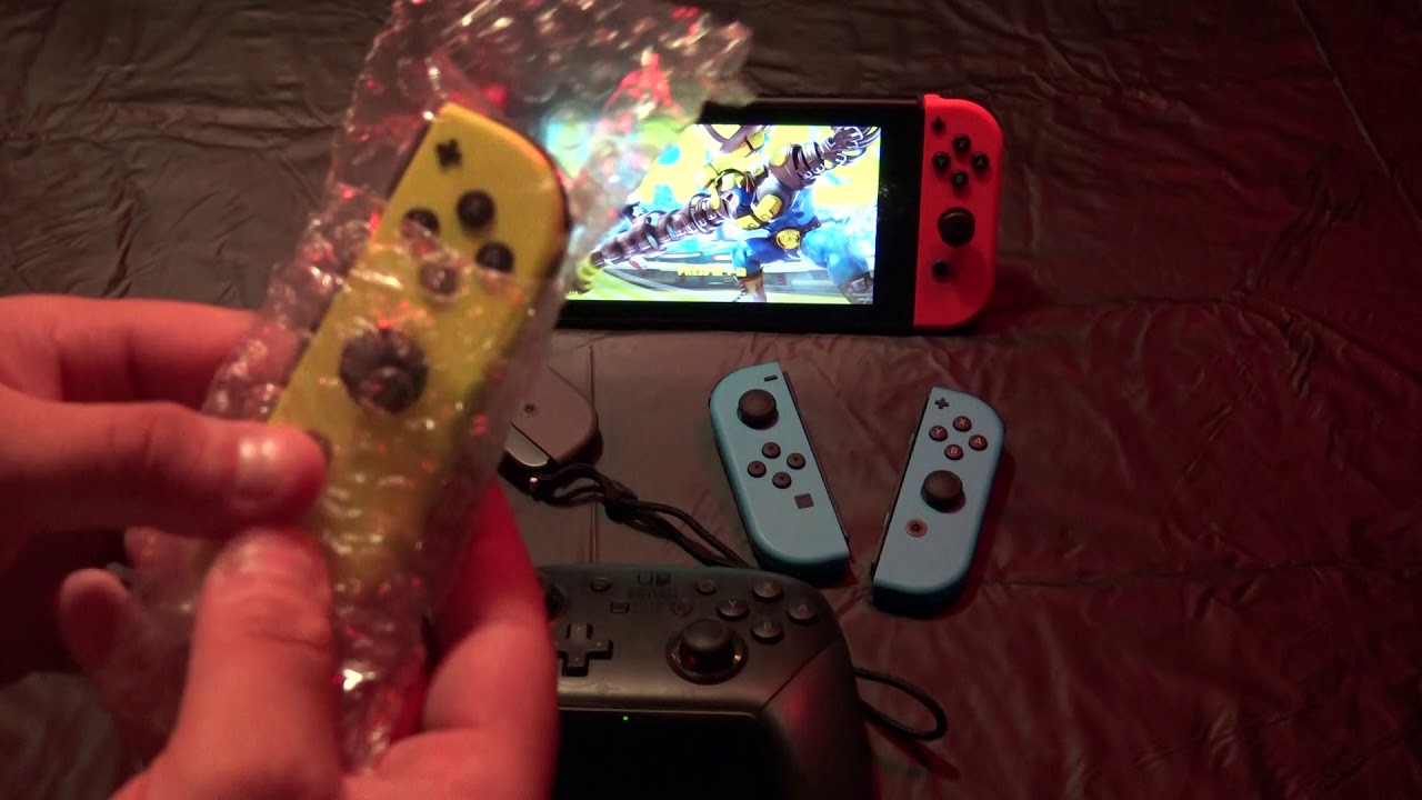 Nintendo Switch Neon Yellow Joy-Cons Unboxing