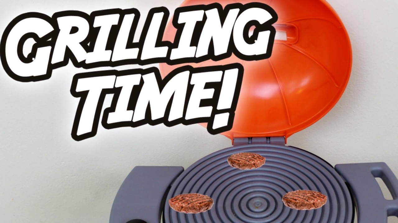 Little Tikes Sizzle 'n Serve Grill (Great Inside/Outside Toy for Kids) | Children's Fun Videos!