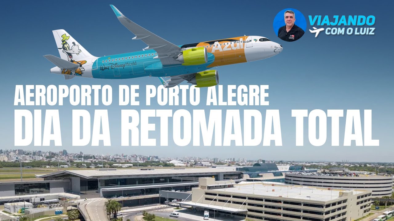 AEROPORTO PORTO ALEGRE COMPLETAMENTE RECUPERADO