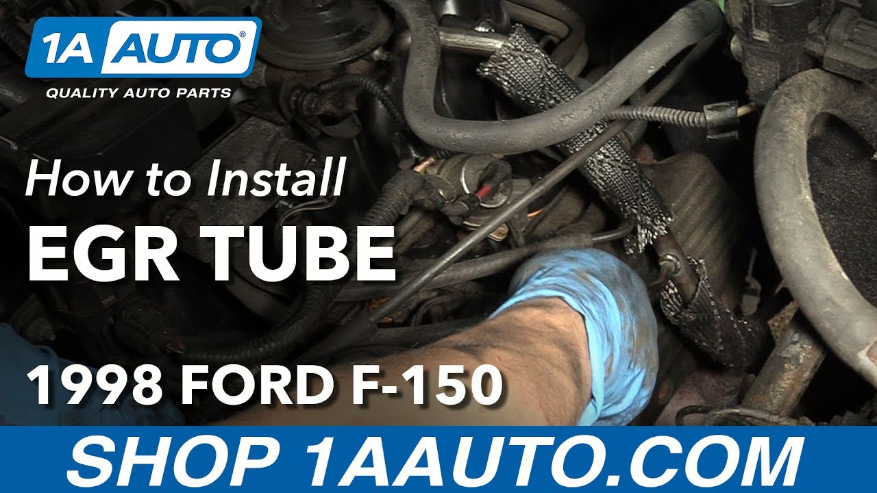Как заменить трубку EGR V8 4.6L 97-00 Ford F-150