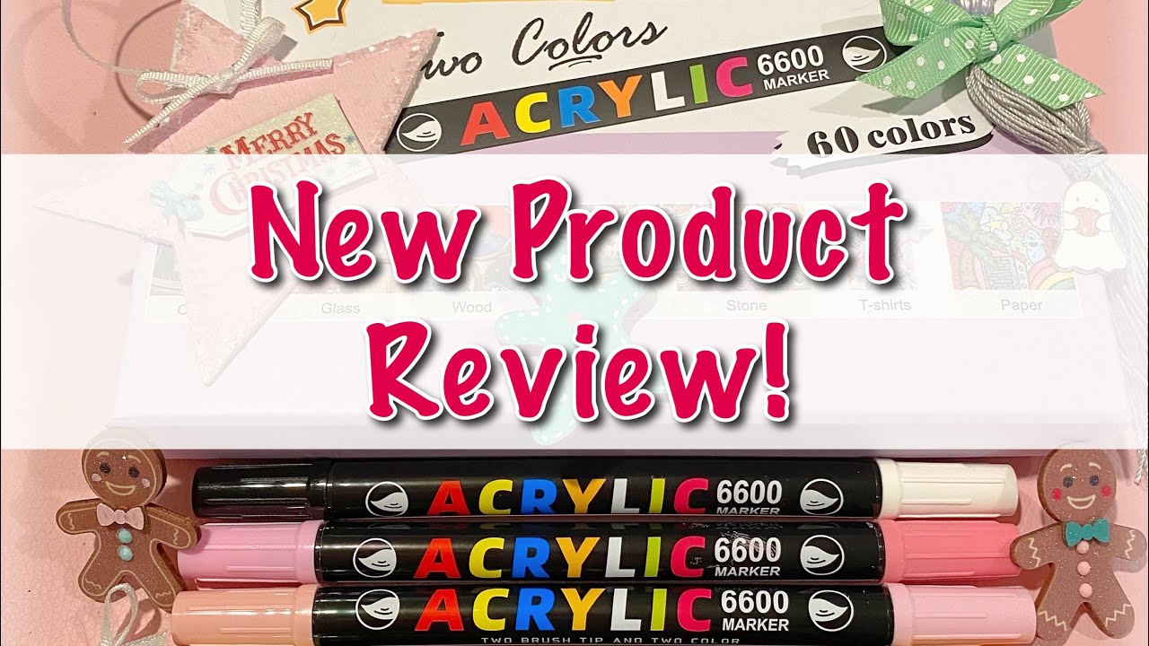 Acrylic Markers product review! Beautiful colors and tons of uses