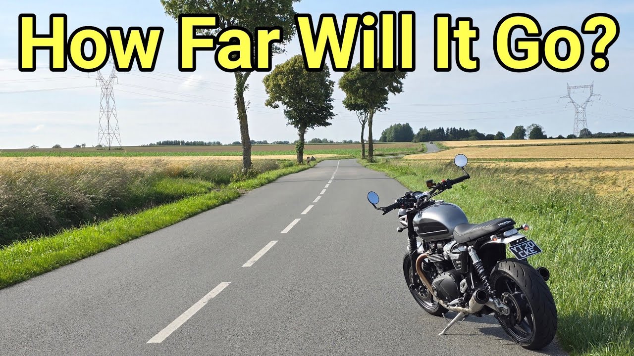 Empty Tank Adventures! Triumph Speed Twin vs The Distance Test (5 Countries on 1 Tank!)