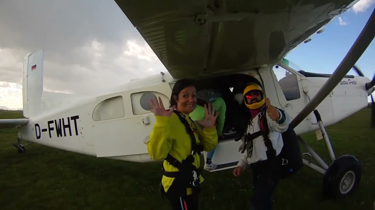 Skydive Fano - Il mio primo lancio in tandem col paracadute