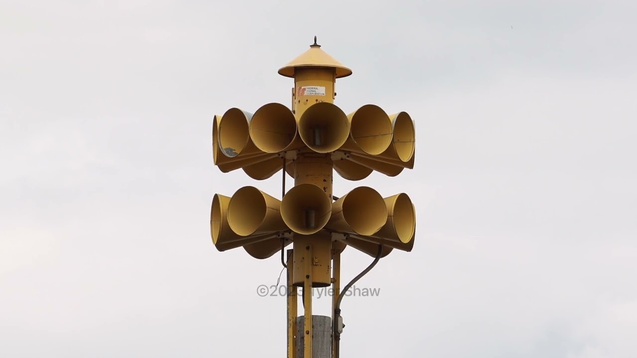 Federal Signal 3T22A Alert Test - Hall County Siren #2