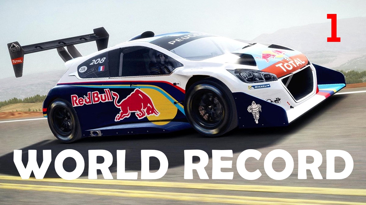 DiRT Rally  | NEW WORLD RECORD | Pikes peak - hillclimb | Sector 1