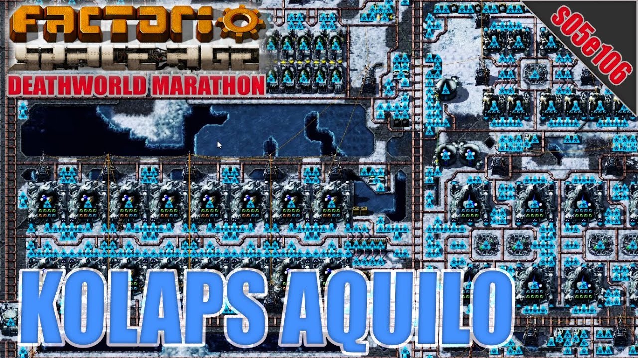 Celé Aquilo zamrzlo, krizový scénář č.1 ! | S05E106 | Factorio: Space Age - Maraton světa smrti
