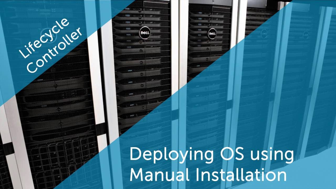 Развертывание операционной системы с использованием Lifecycle Controller — метод ручной установки