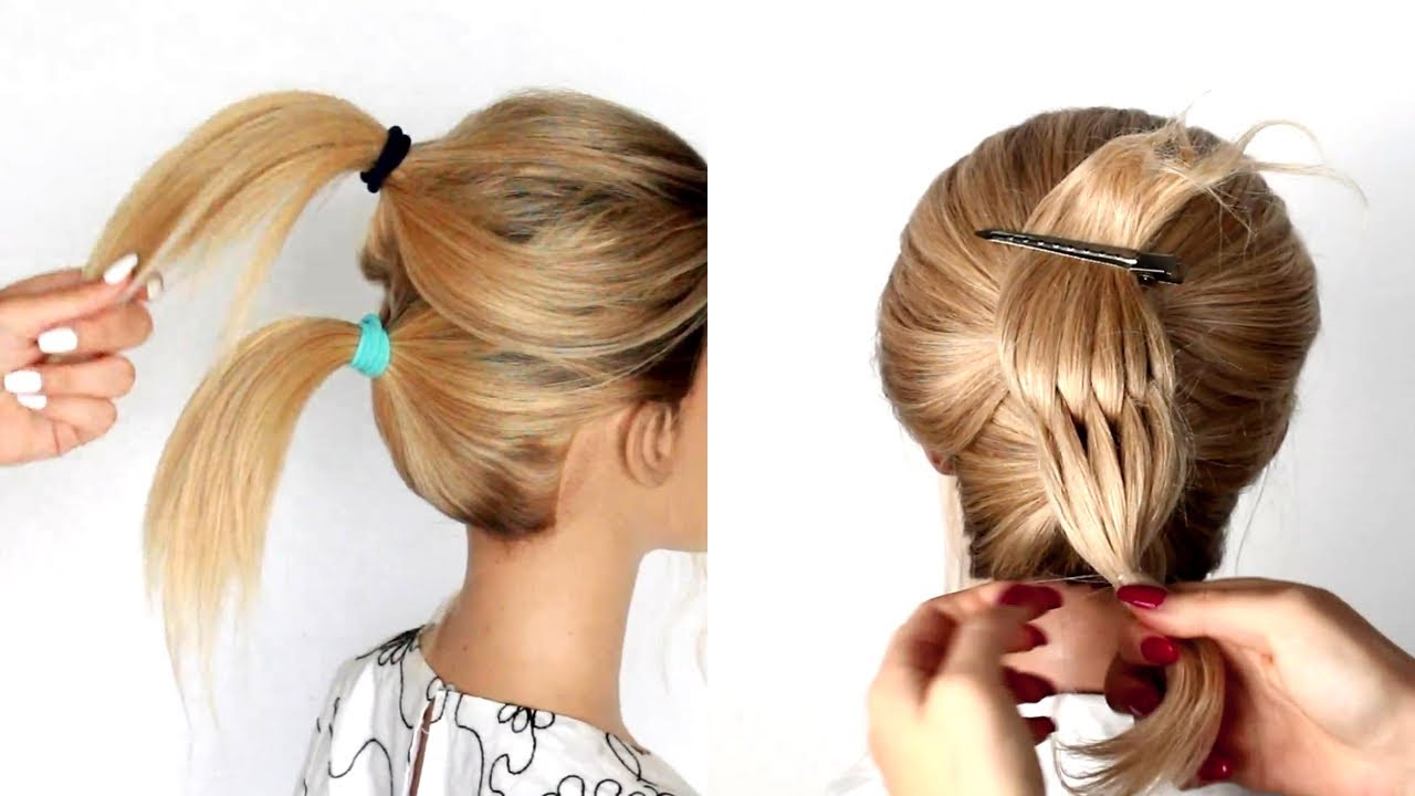 Easy Updo for Short to Medium Hair