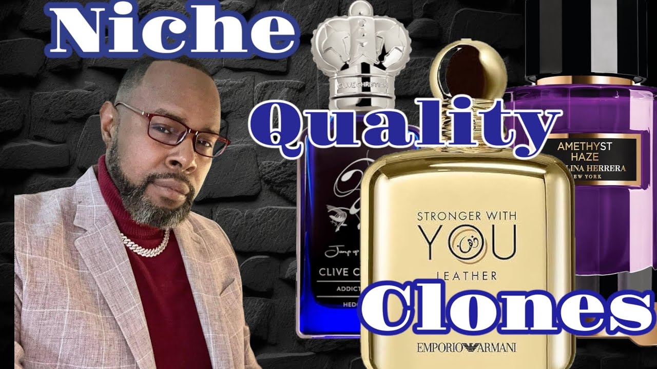 Clones for Niche Snobs!... Clive Christian Jump up and Kiss Me | CH Amethyst Haze | SWY Leather