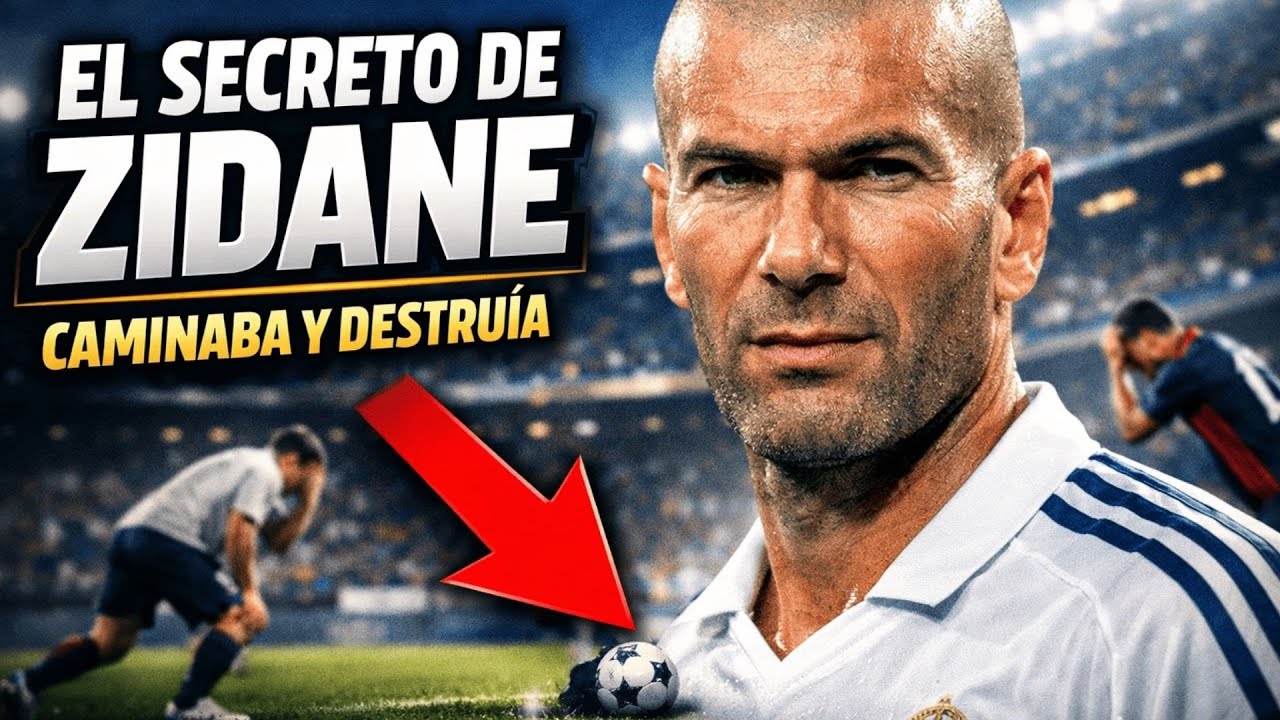 El Secreto de Zidane: El Maestro que Caminaba y Aun Así Destruía Rivales