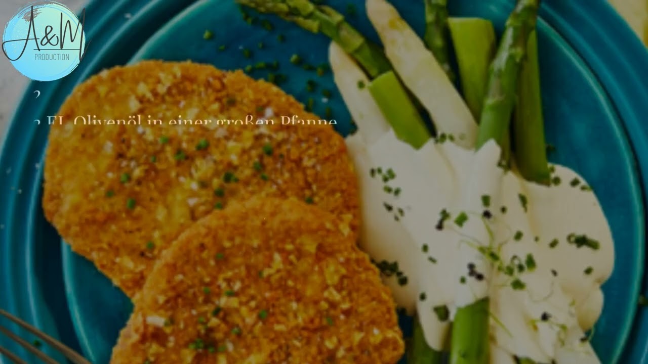 VEGANE SCHNITZEL MIT BRATKARTOFFELN UND GEM&Uuml;SE Rezept Nr. 50   #vegan  #veganistgesund  #vegankochen