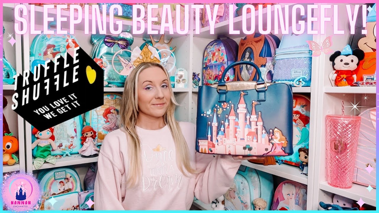 Disney Unboxing Loungefly Disney Sleeping Beauty Castle Handbag TruffleShuffle Exclusive Aurora | AD