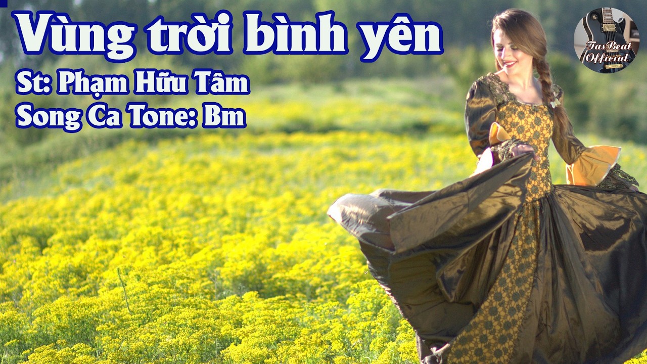 Karaoke Song Ca Vùng Trời Bình Yên | Song Ca & Tình Khúc