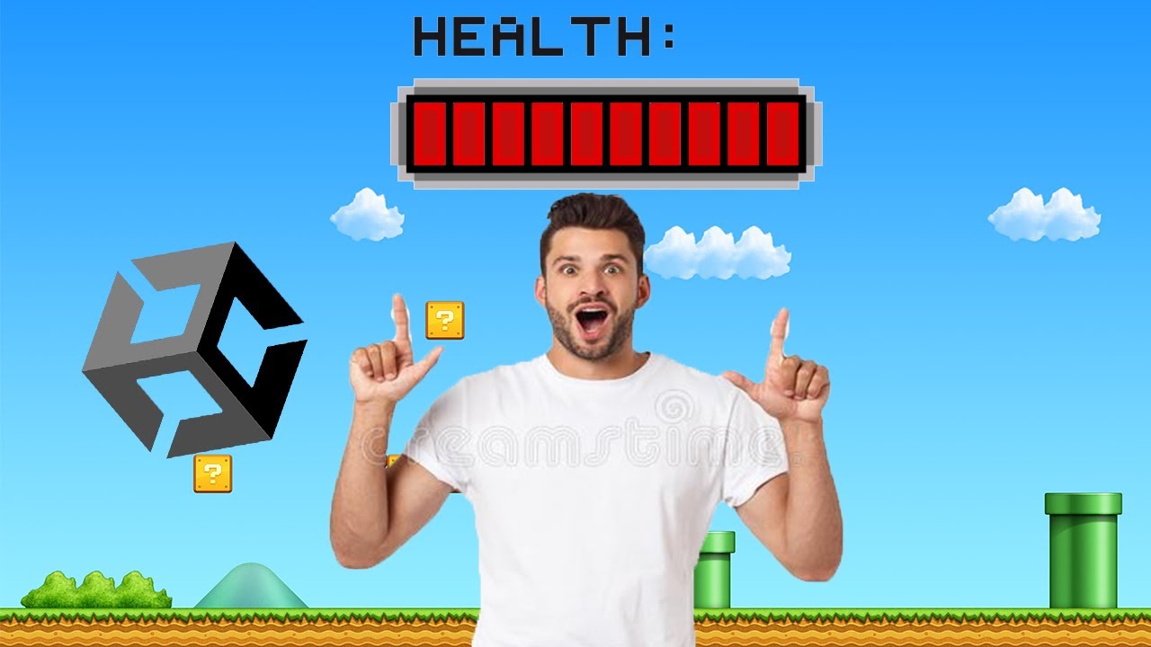 Segmented Health bar in Unity 2D and 3D!