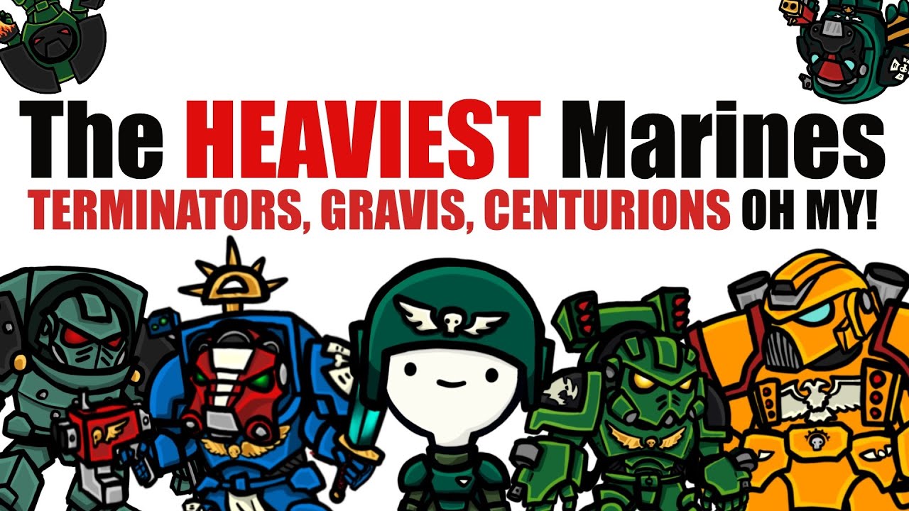 The HEAVIEST Space Marines: Terminators, Gravis, and Centurions | Warhammer 40k Lore