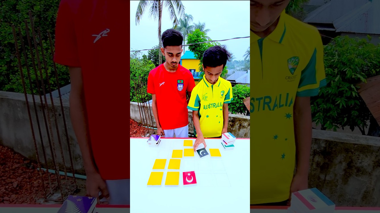 BANGLADESH 🇧🇩 vs AUSTRALIA 🇭🇲 – Very Interesting Memory Game Challenge | Who Will Win? 🔥🏆🔥 Part. 32