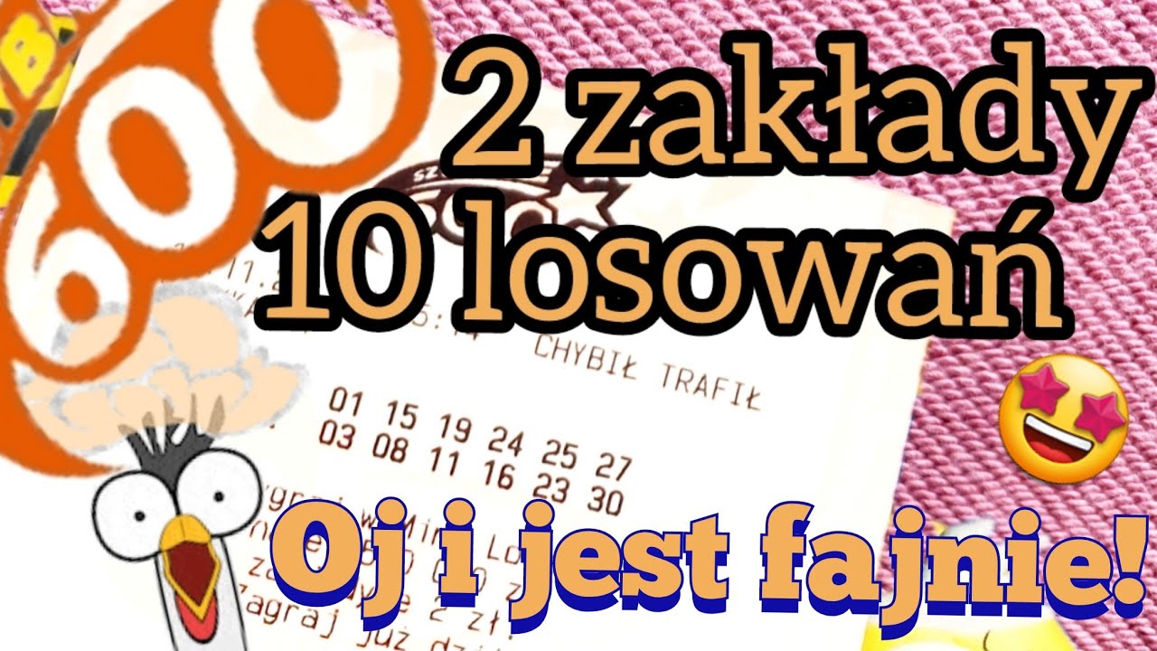 Zakłady Lotto. Szybkie 600 🤩 Fajne trafienie 🤩 Dwa zakłady na 10 losowań