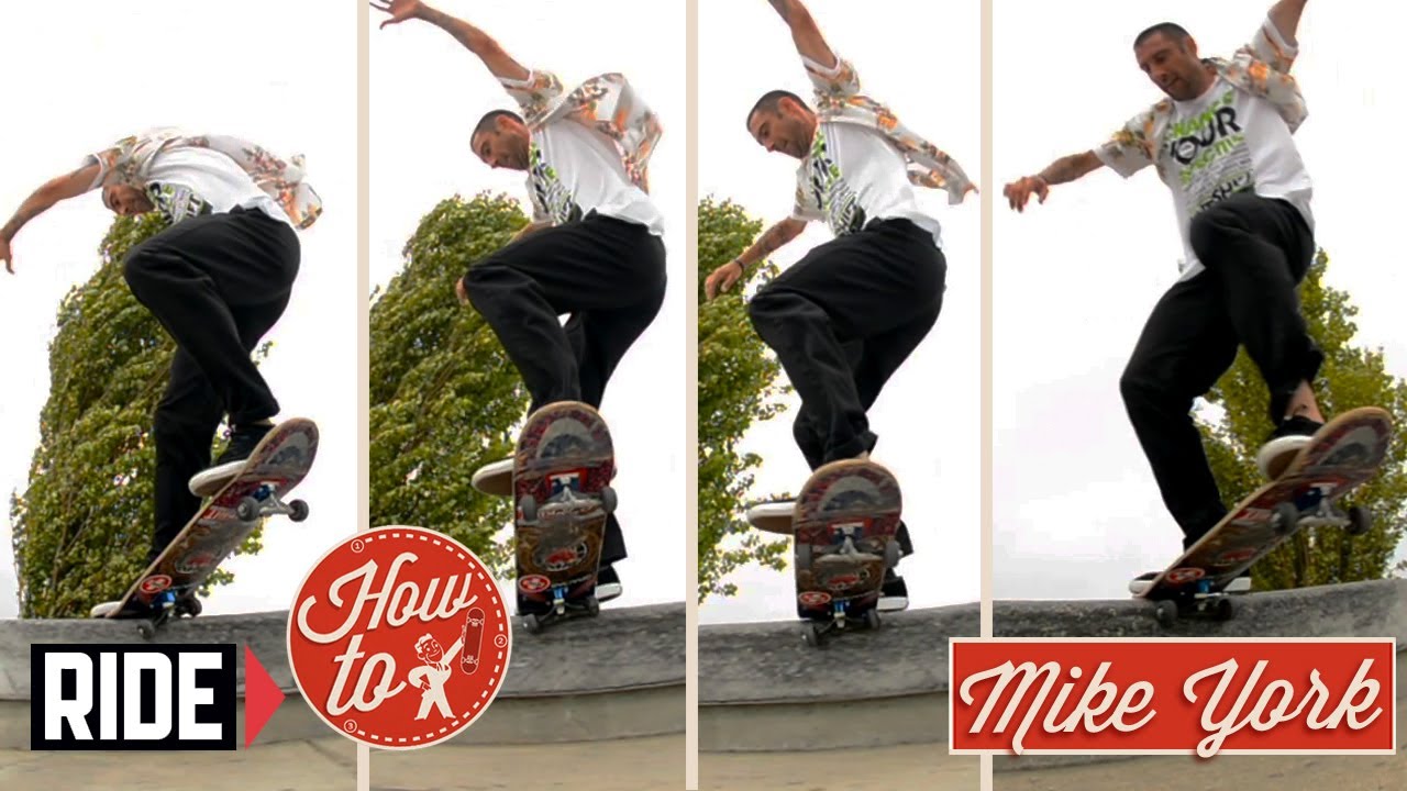 How-To Skateboarding: Noseslide Crooked Grind with Mike York