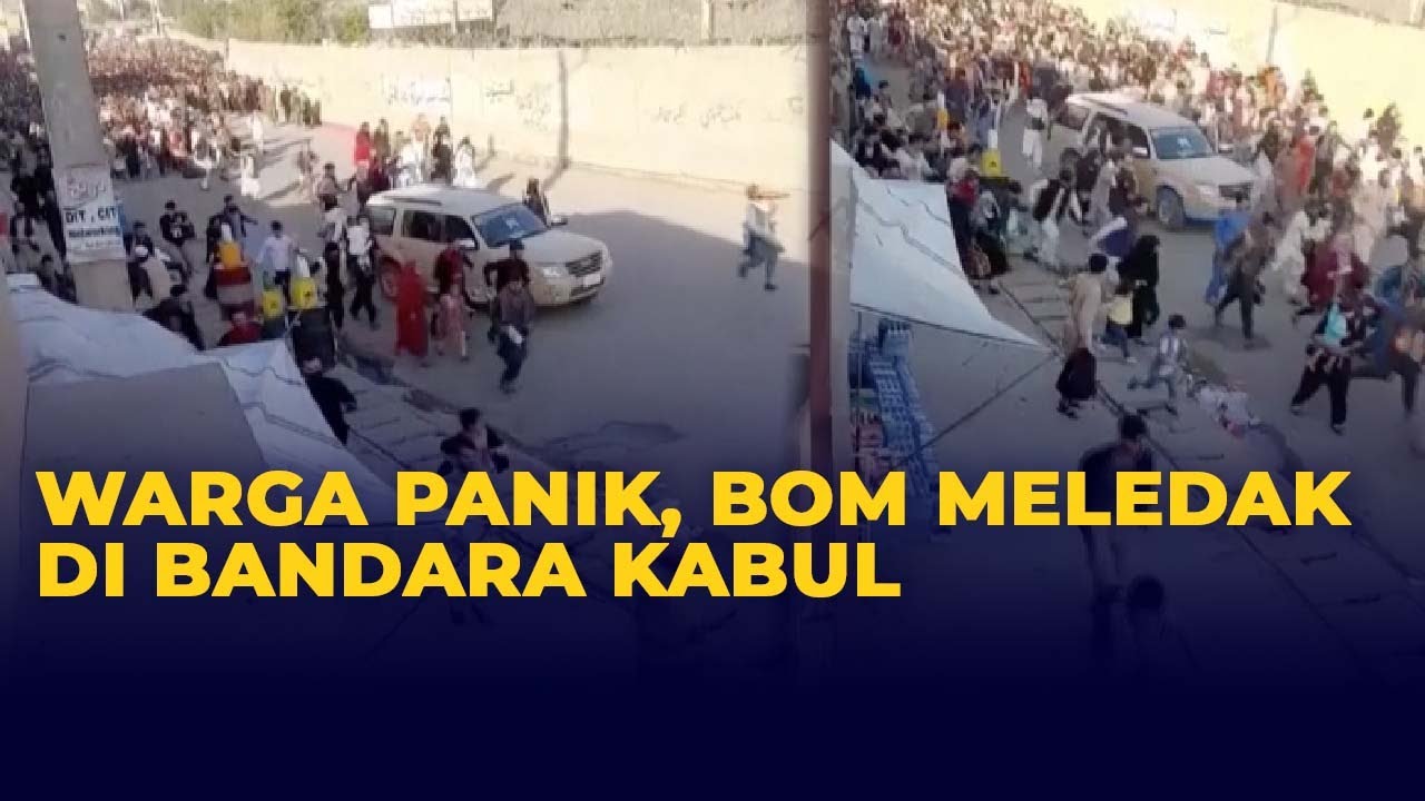 Panik! Warga Afghanistan Berhamburan Saat Ledakan Bom Bunuh Diri di Kabul