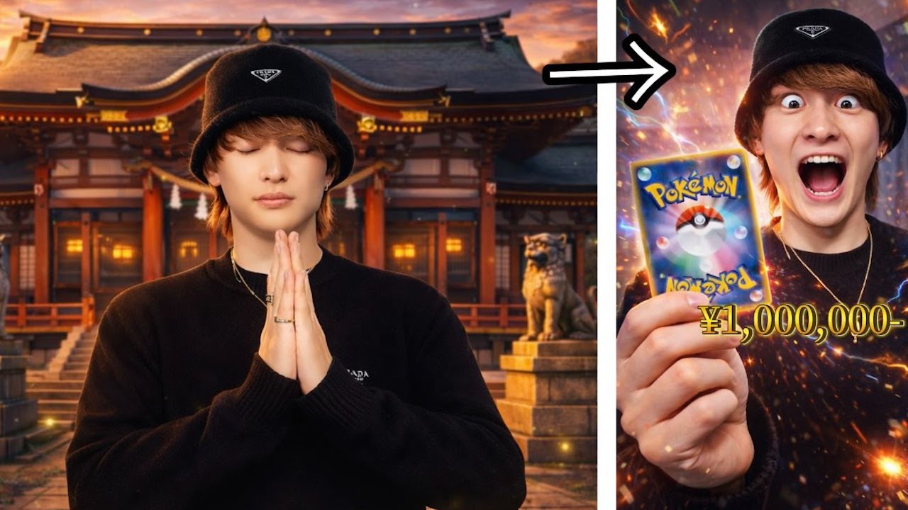 神社にお祈りしたら高額ポケモンカード当てることができる説をガチで検証した