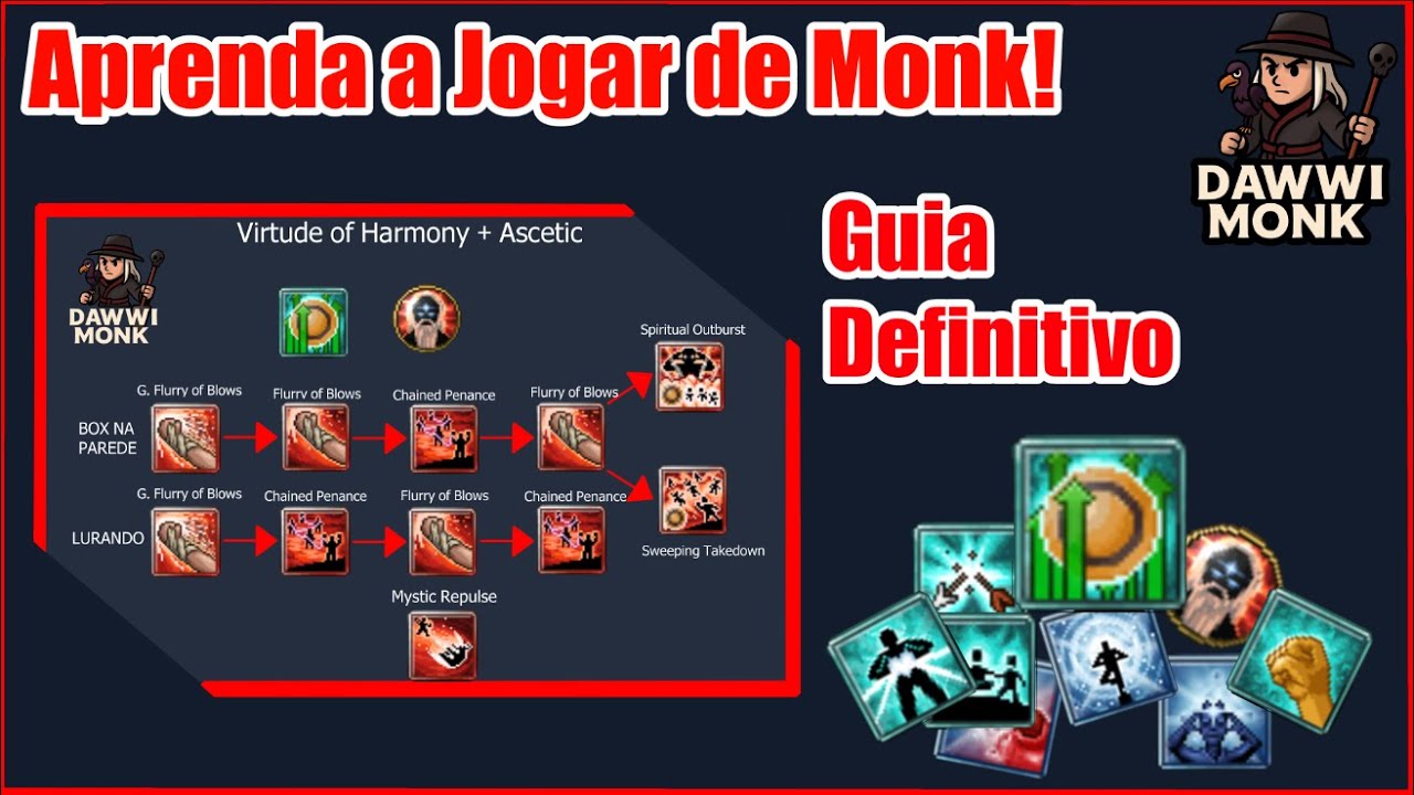 Guia definitivo para jogar de Monk!