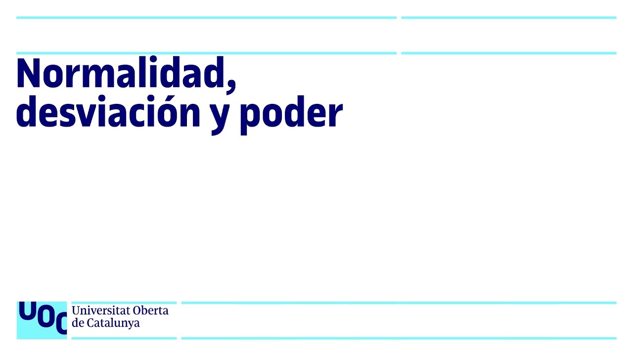 Sociología: normalidad, desviación y poder | UOC